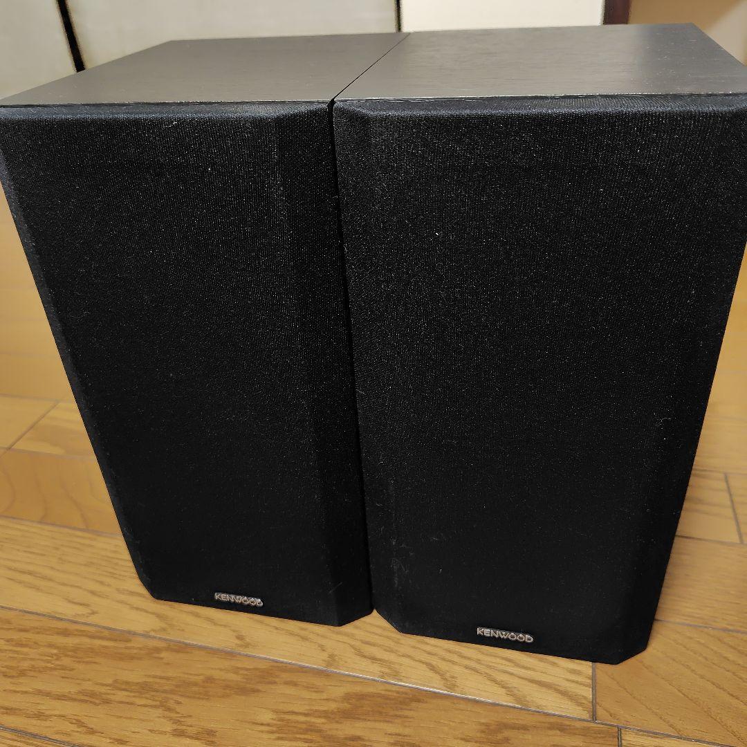 KENWOOD LS-SA6 2ウェイスピーカー 黒 木製エンクロージャ ペア - メルカリ