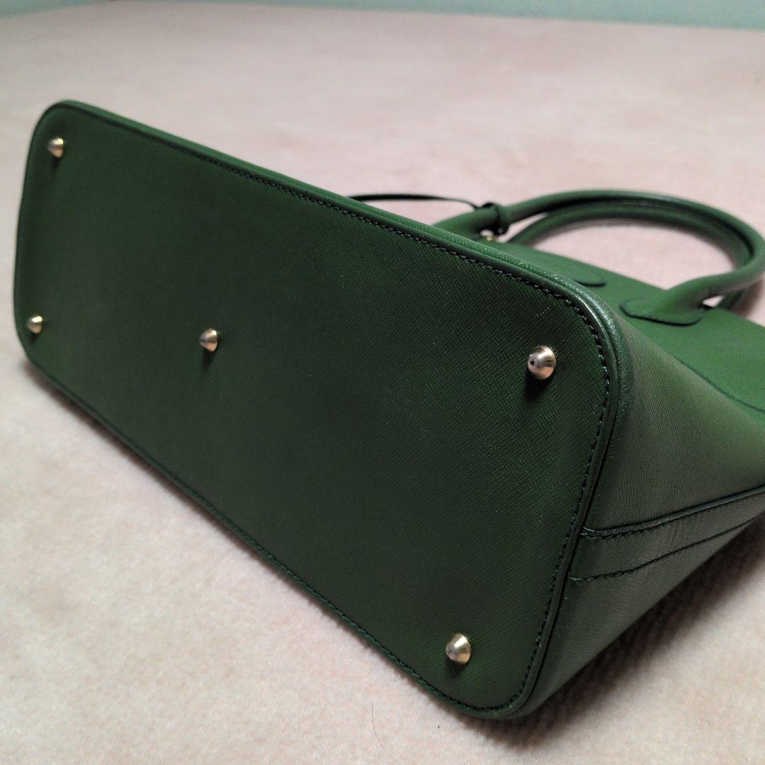 MADE IN ITALY FOXEY ハンドバッグ グリーン マカロン - メルカリ