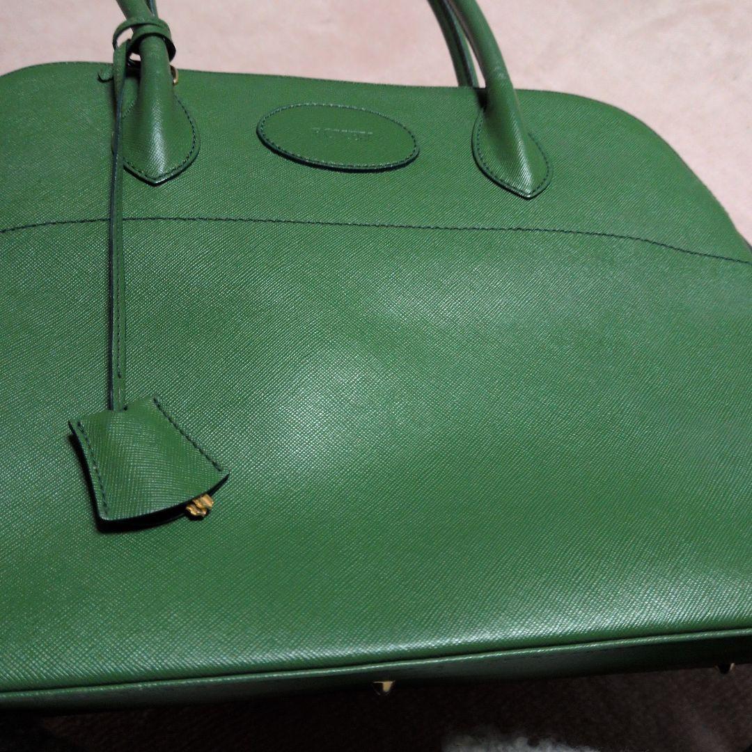 MADE IN ITALY FOXEY ハンドバッグ グリーン マカロン - メルカリ