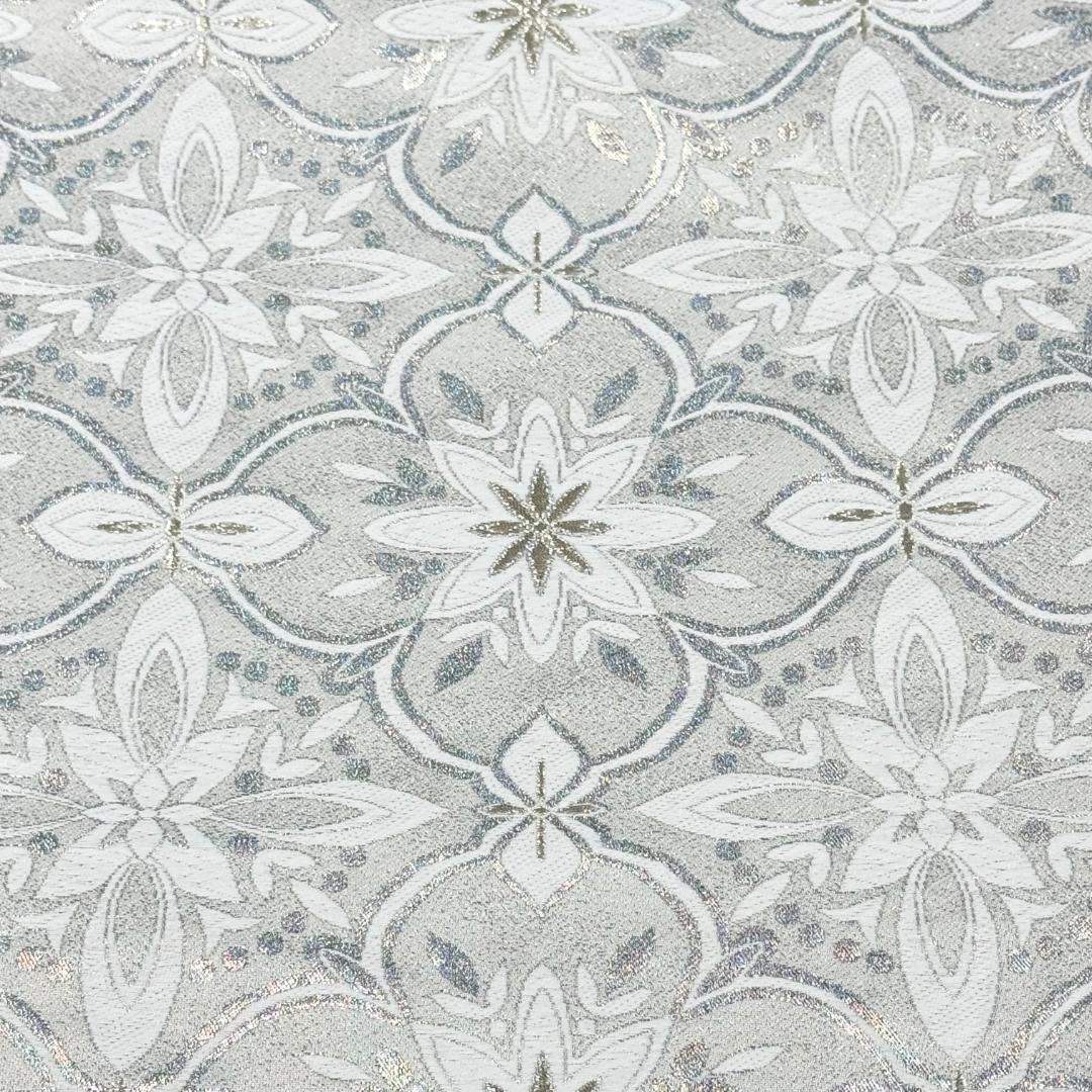 袋帯 西陣織 フォーマル アラベスク 華紋 ホロ銀箔 お仕立て込み