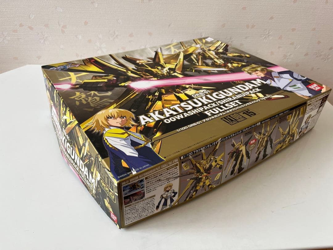 1/100 アカツキガンダム (オオワシパック/シラヌイパック フルセット