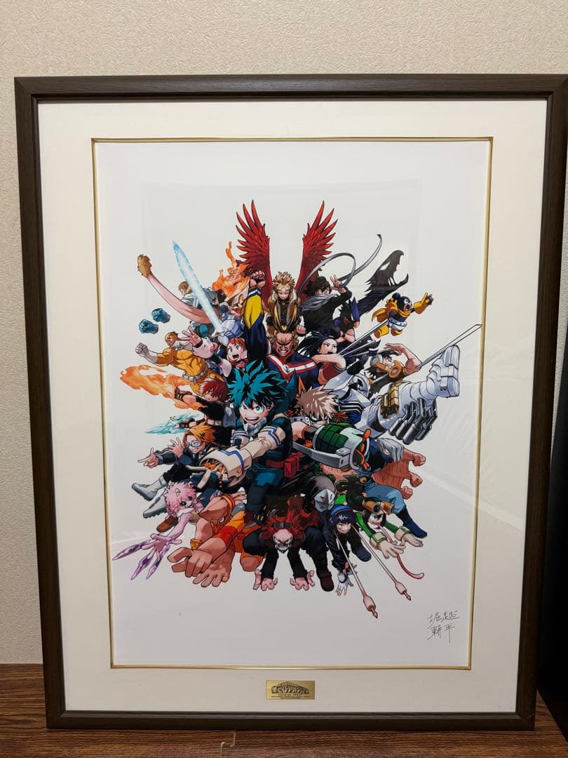 僕のヒーローアカデミア展 DRAWING SMASH キービジュアル複製原画