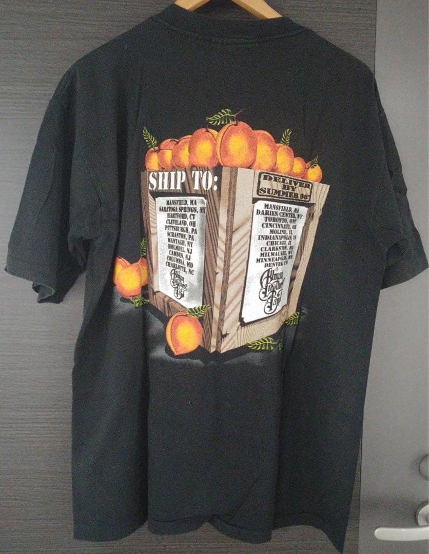 98年製!オールマン・ブラザーズ・バンド“98-ツアー”Tシャツ 黒 XL