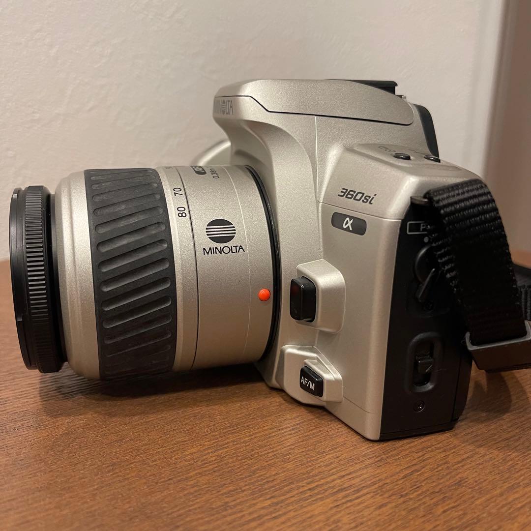 MINOLTA 360si α フィルムカメラ レンズ付き ミノルタ - メルカリ
