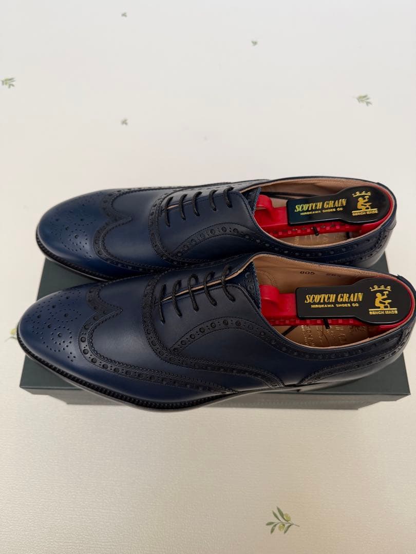 【新品】SCOTCH GRAIN 805 ネイビー EEE 26.5cm