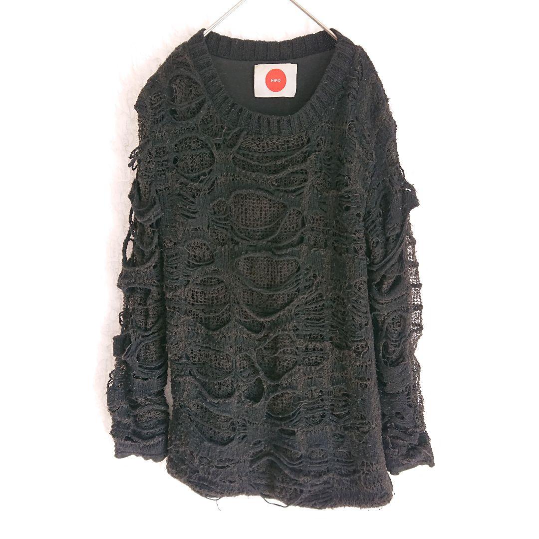 希少 ヒロ 現KIDILL(キディル) オープンワークニット トレーナー KIDILL（キディル） 25%OFF KIDILL FRESH JACQUARD KNIT PULLOVER