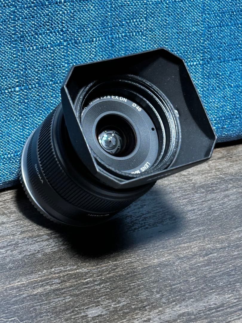 SIGMA 19mm F2.8 EX DN 角型フード付き 美品 Eマウント