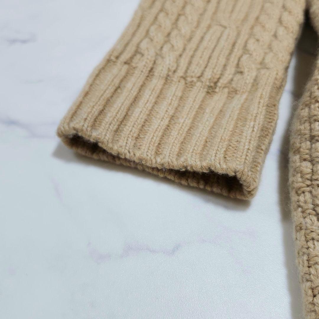 カシミヤ混☆マックスマーラ ロングカーディガン ケーブルニット