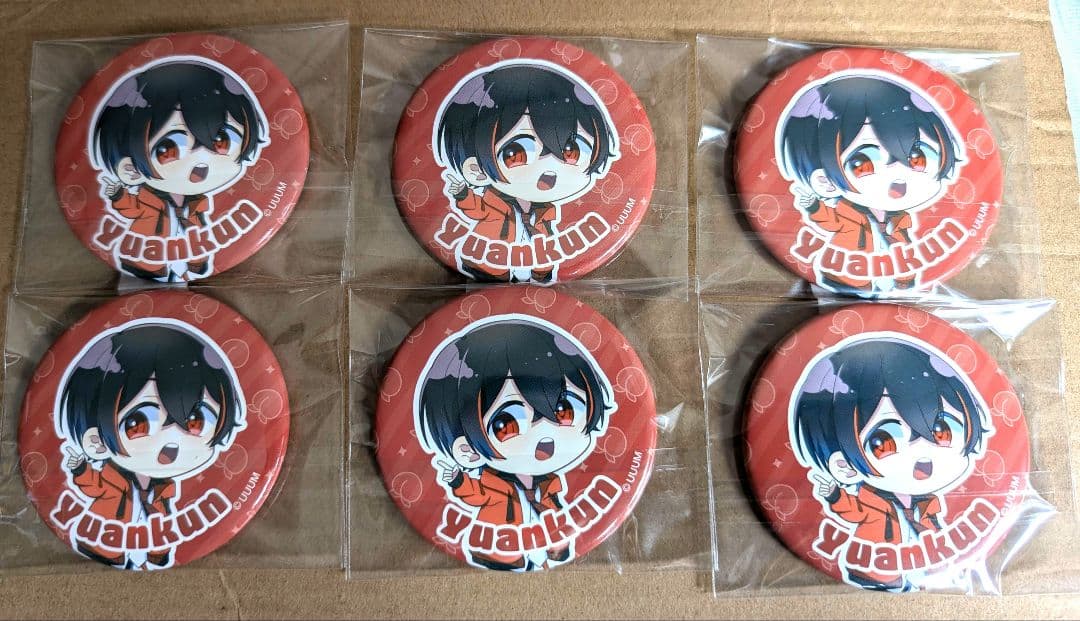 カラフルピーチ ゆあんくん 缶バッジ2023 6点セット - メルカリ