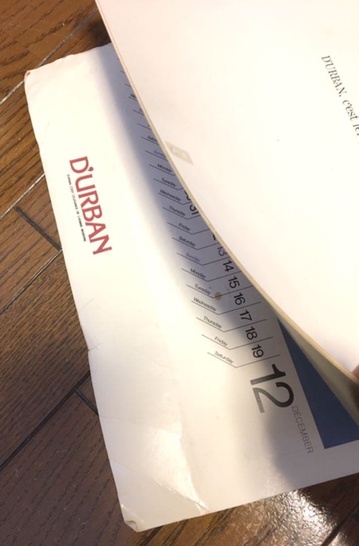 貴重】アランドロン ダーバンカレンダー 1981 - メルカリ