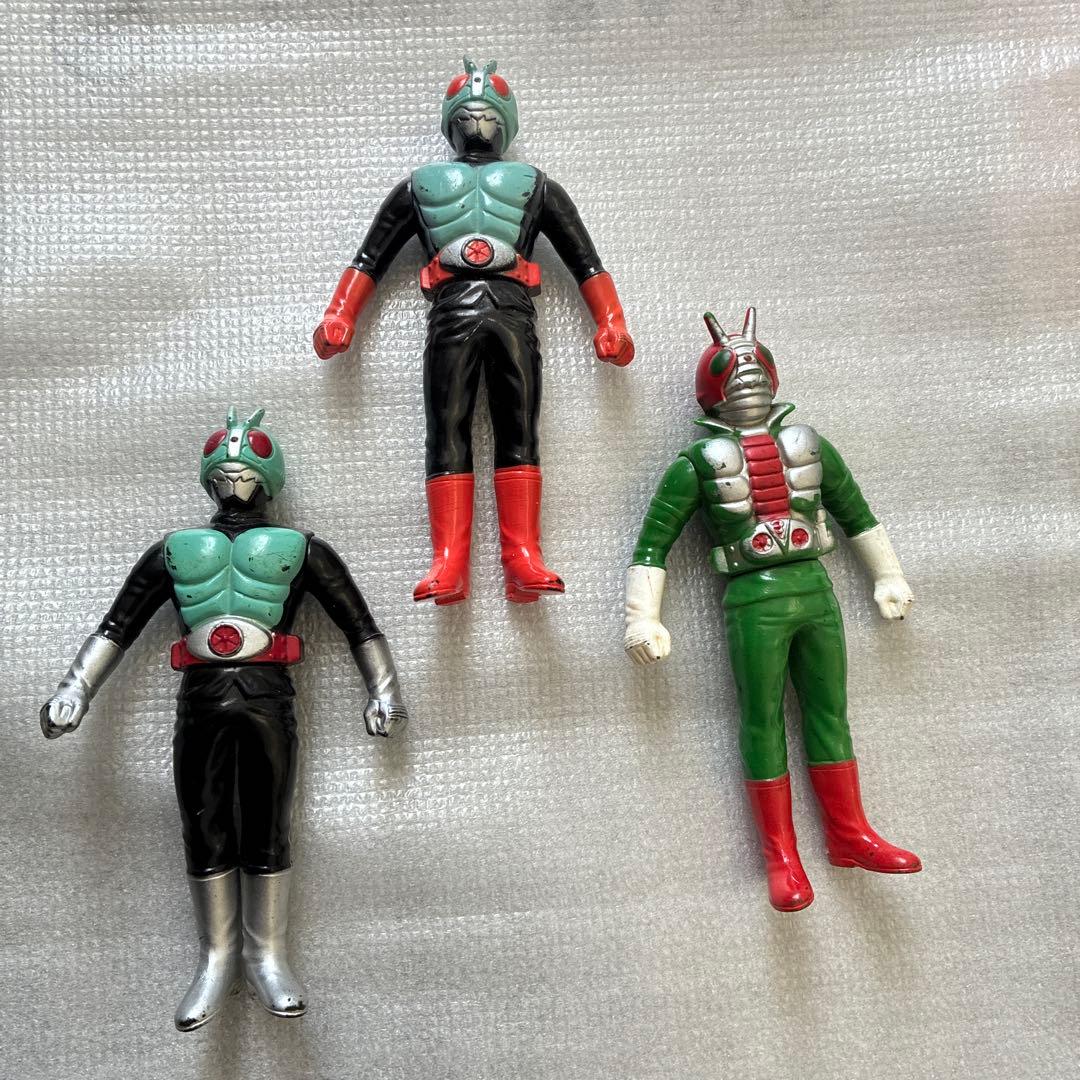 仮面ライダー ソフビ フィギュア 9体セット - メルカリ