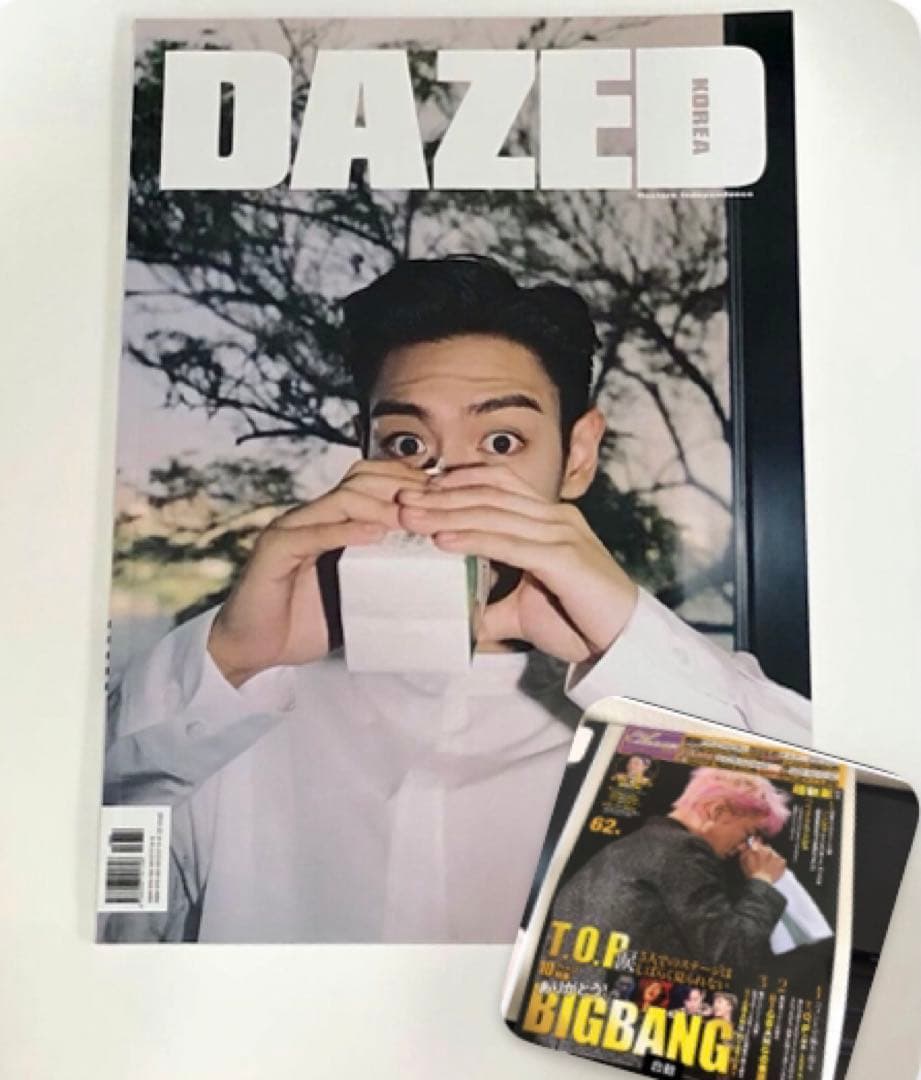 BIGBANG TOP DAZED KOREA 写真集 雑貨付 - メルカリ
