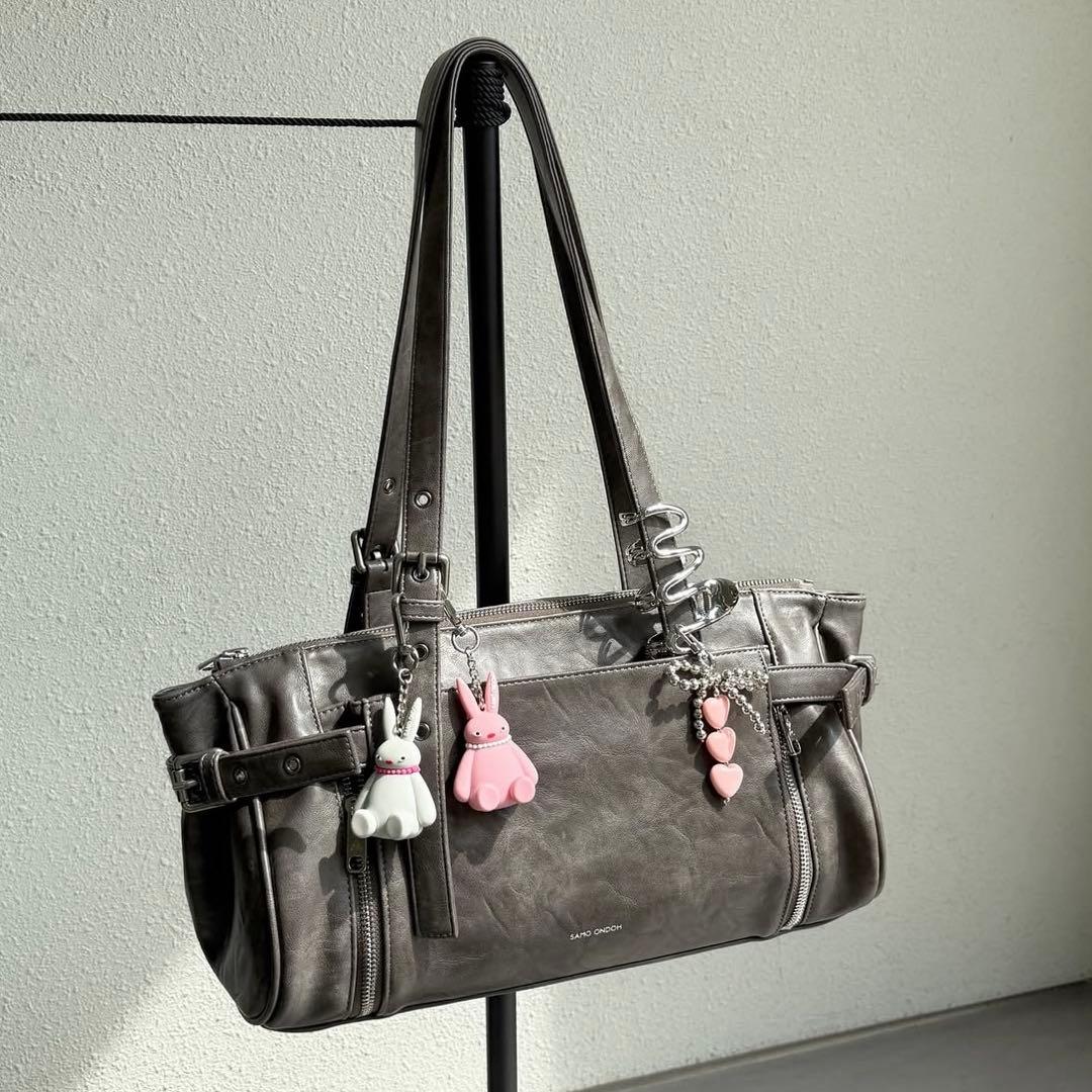 samo ondoh Nouvelle bag M baked gray - メルカリ