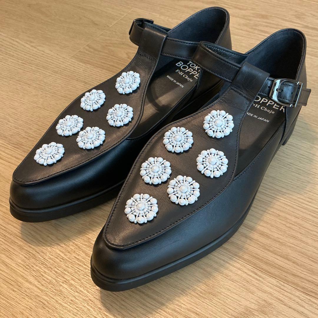 【美品】TOKYO BOPPER No.954 ローヒール シューズ 23.5 TOKYO BOPPER Bijoux low heel shoes トーキョーバッパー ローヒール