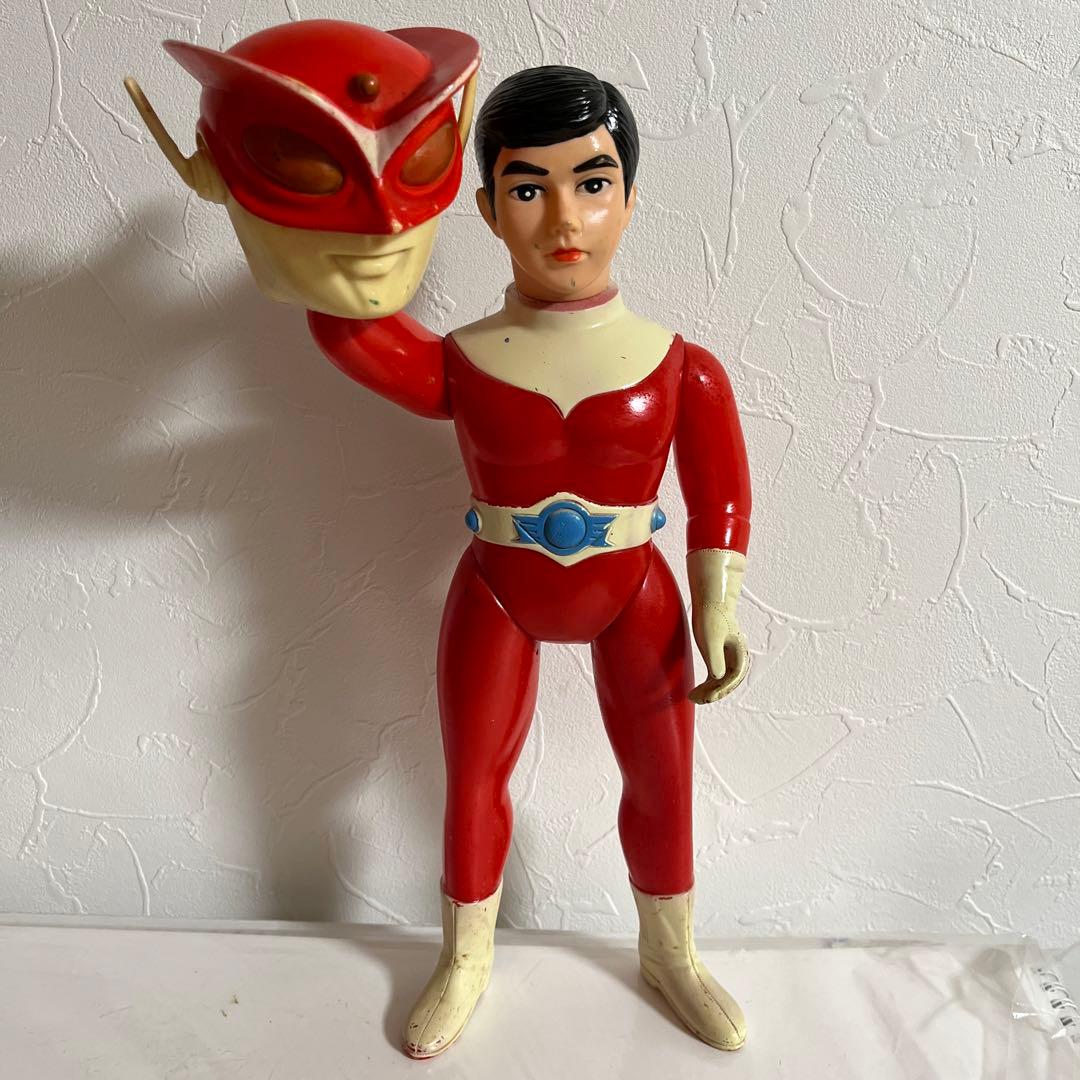 ⚠️激レア・当時物 レッドマン 面取れ ソフビ ブルマァク 送料込み