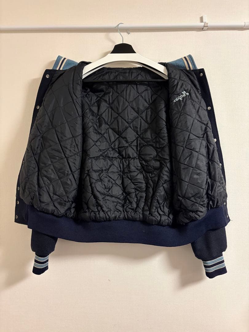 80s USA チアリーダー ウール スタジャン セーラー 刺繍 ビンテージ