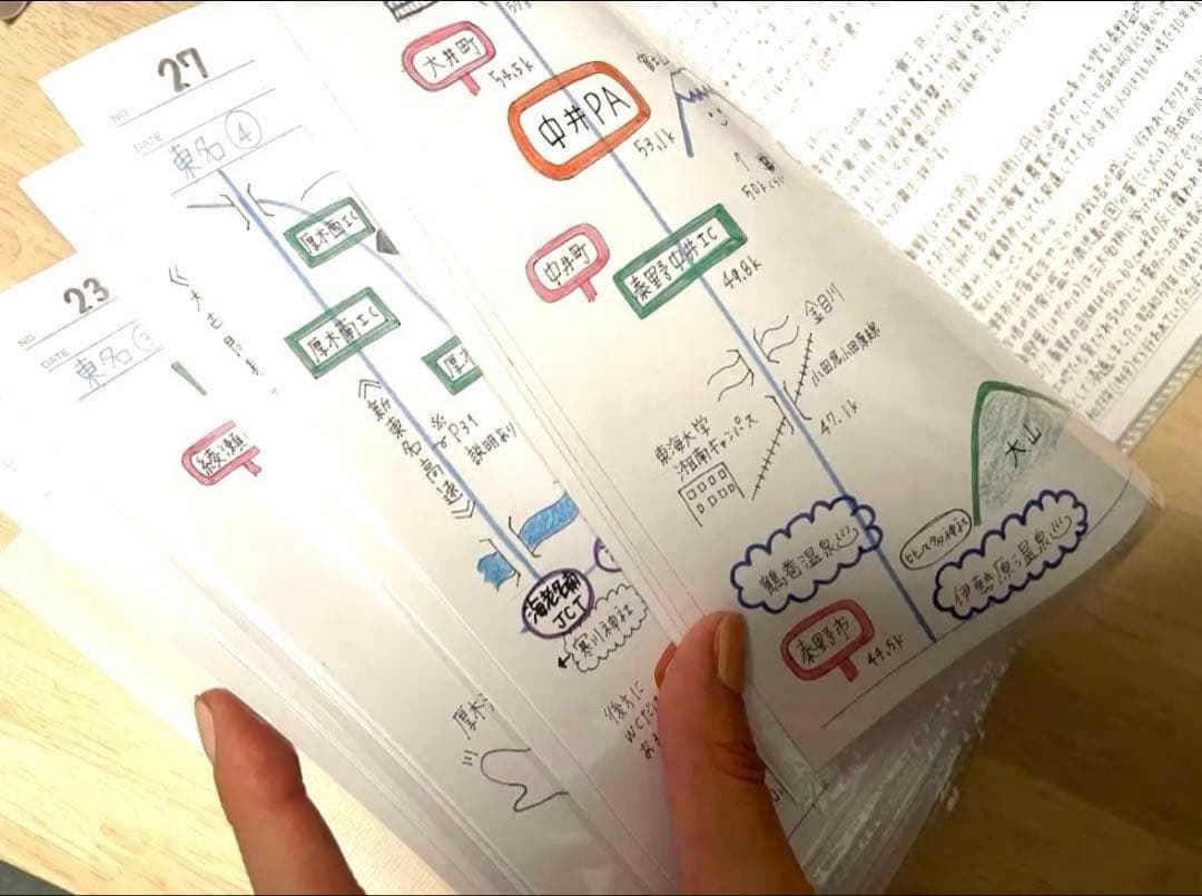 バスガイド 資料 ノート 教本☆東名高速道路☆3号渋谷線 - メルカリ