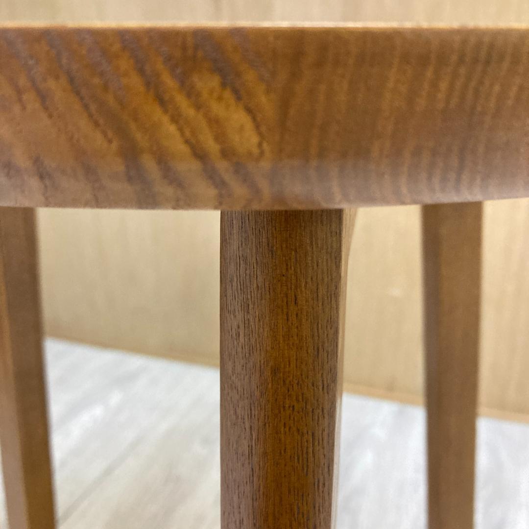 天然木 サイドテーブル 円形 アッシュ材 M109201739 - サイドテーブル