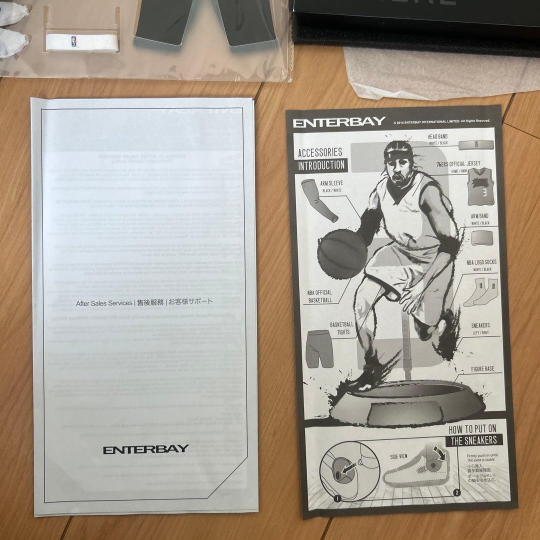 エンターベイ　1/6 アイバーソン　フィギュア　欠品あり