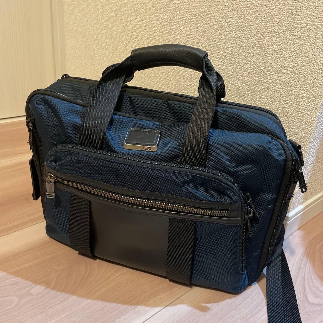 入手困難】TUMI ALPHA BRAVO ブリーフケース 3WAY ネイビー - メルカリ