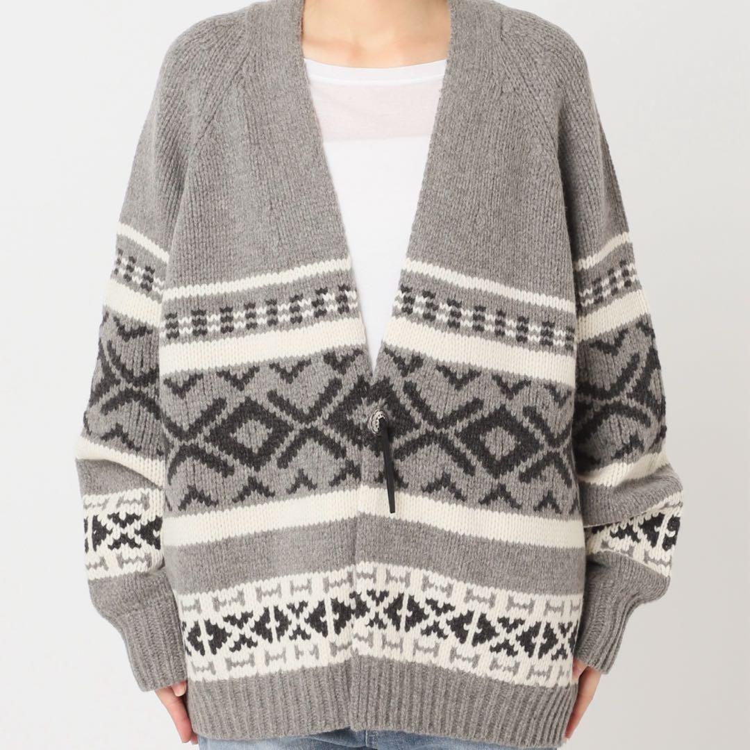 《超美品》FRAMeWORK Spick &Span ジャガードカーディガン