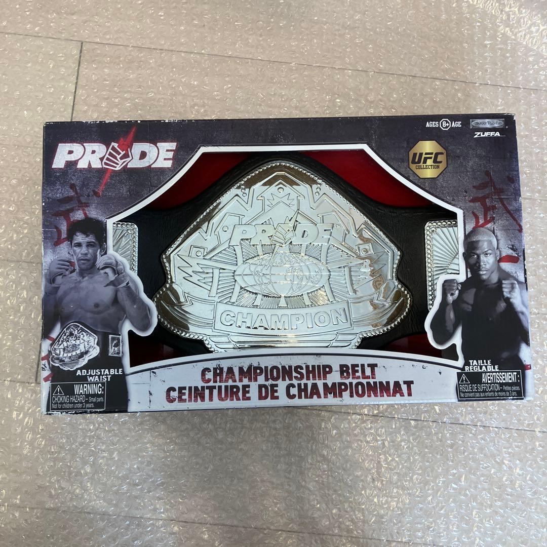 PRIDE チャンピオンベルト フィギュア付き プロレス ノゲイラ弟サイン
