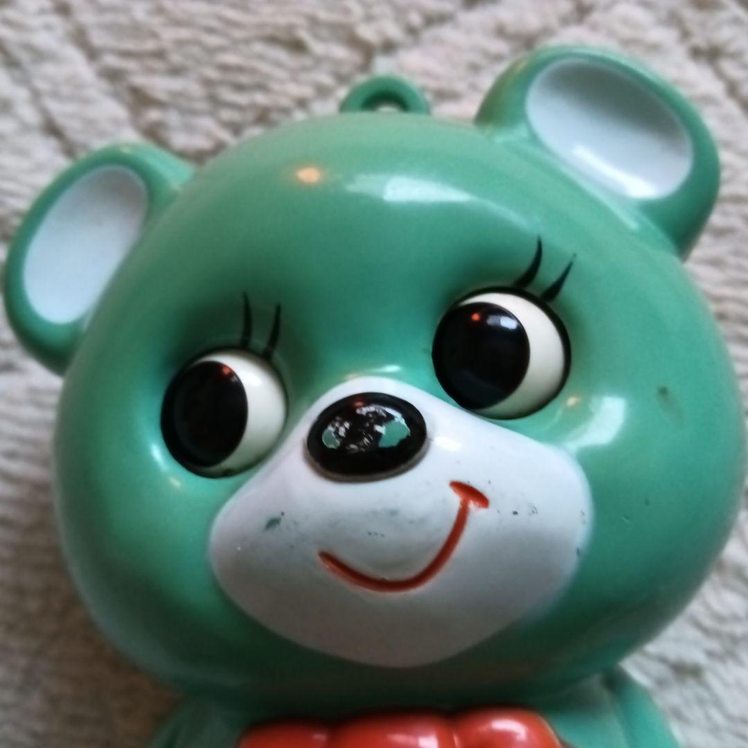 昭和レトロ オルゴール クマ ブルー Sankyo サンキョー - メルカリ