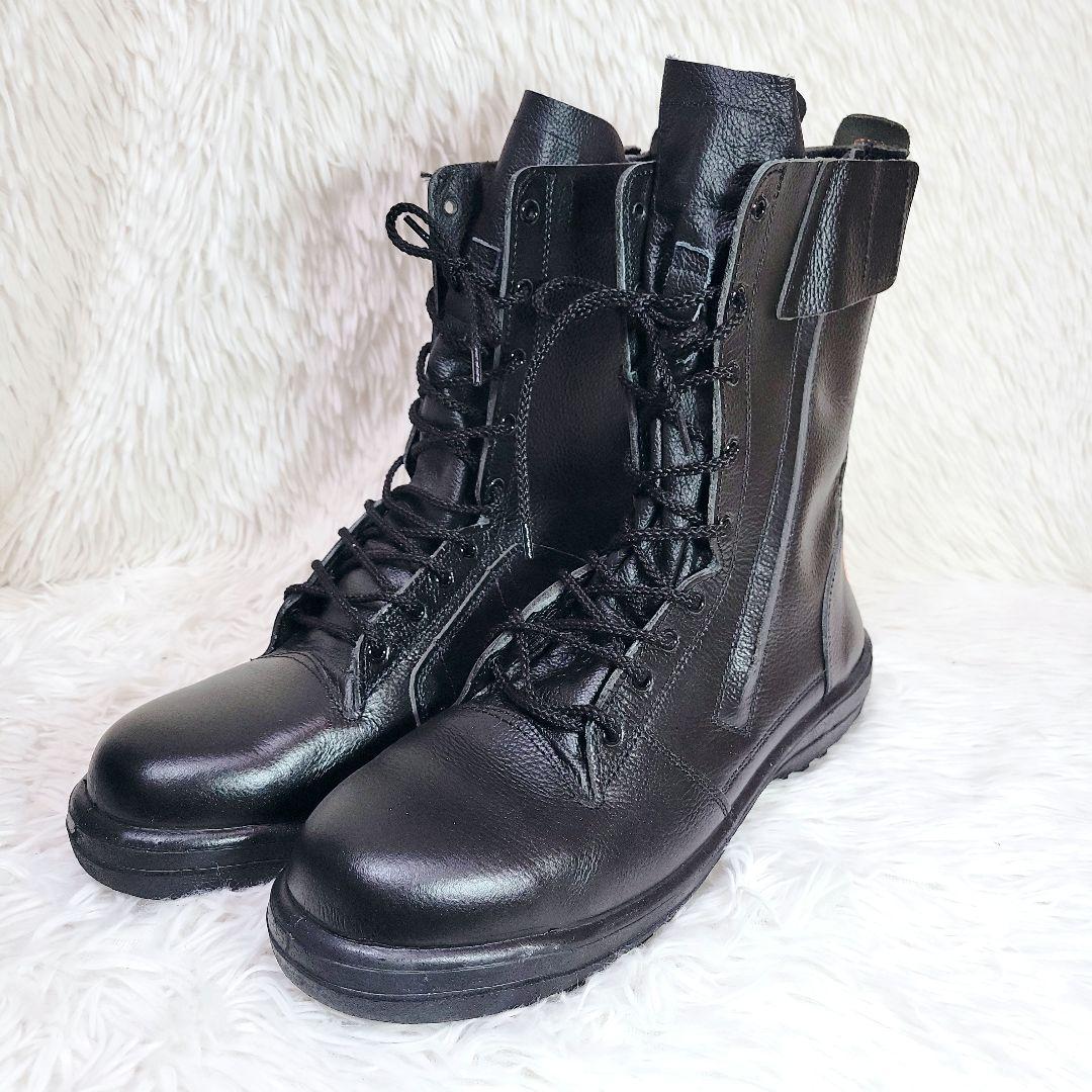 美品✨ミドリ安全 ラバーテック 静電安全靴 編上 ワイド先芯 耐滑