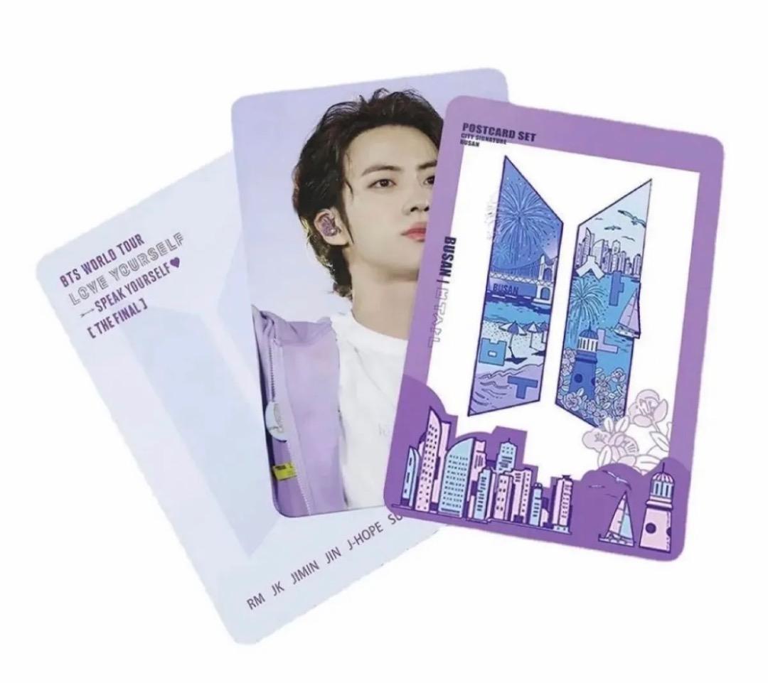 BTS BUSAN ホログラフィック レザーフ オトカードロモカード 55枚