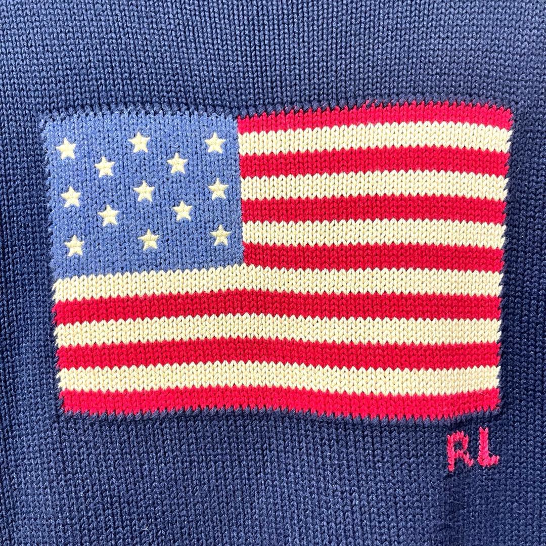 《Polo Ralph Lauren》Iconic Flag Sweater L