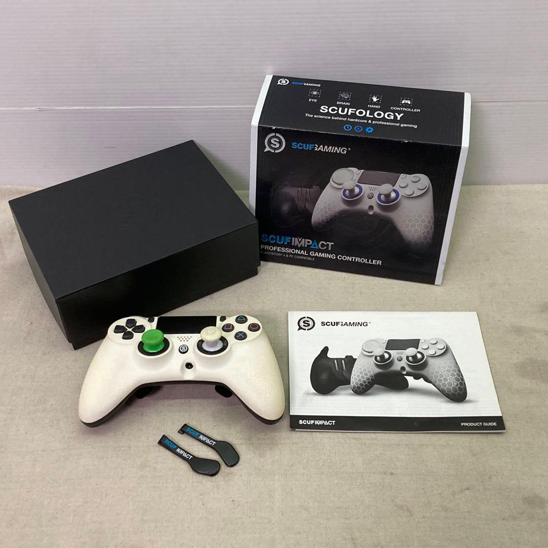SCUF IMPACT スカフインパクト コントローラー ホワイト PS4 fa - メルカリ