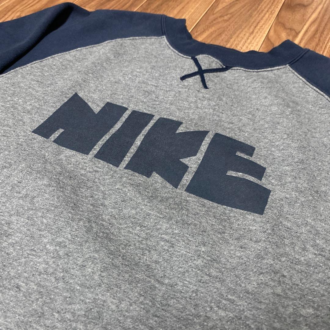90~00s NIKE ラグランスウェット ゴツナイキ - メルカリ
