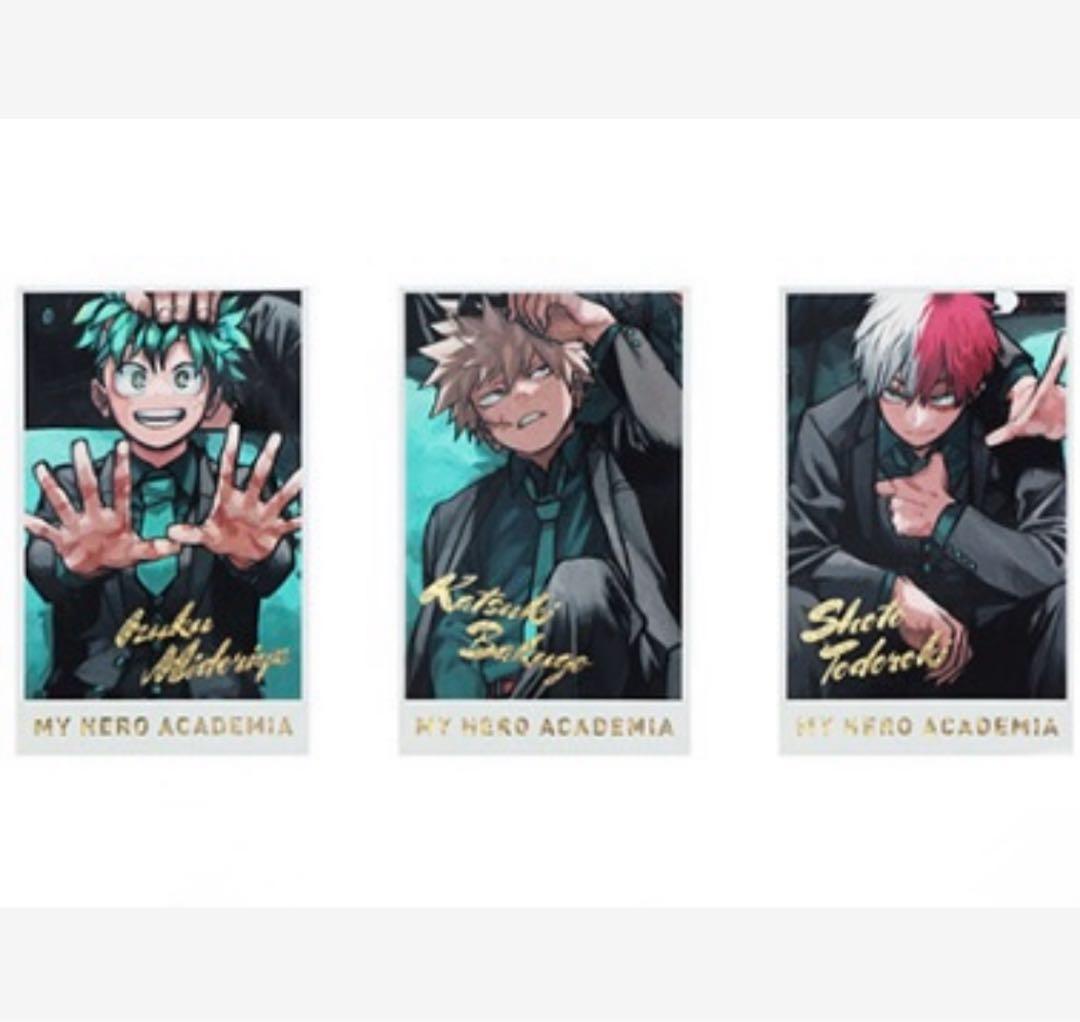 ヒロアカ展 原画展 メモリアルコレクション 箔押し レア 爆豪 緑谷出久