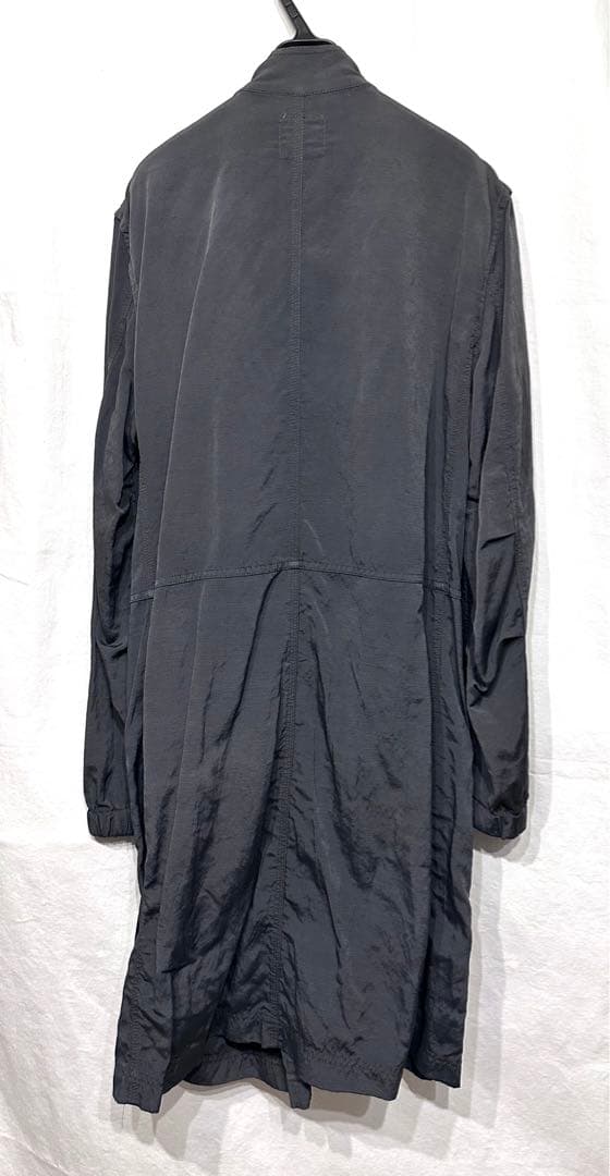 BACKLASHリネンナイロン製品染めモッズコート/バックラッシュ