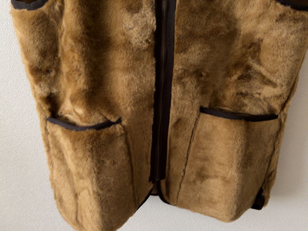 新品未使用☆バブアーBarbour SL 36ファー ライナー ベスト ブラウン