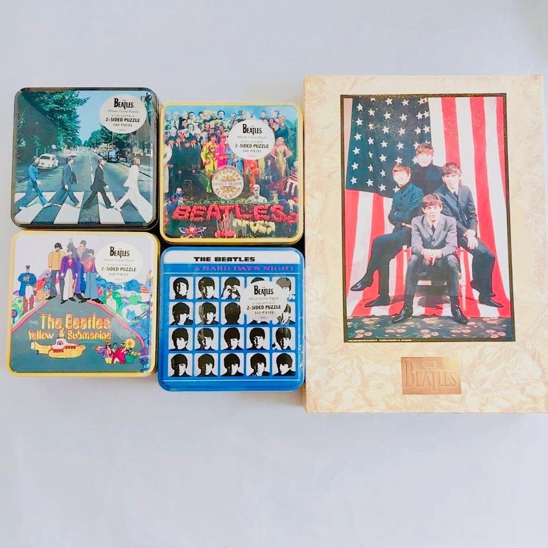 未使用　ビートルズ Beatles ジグソーパズル　5種類セット 缶 箱 未使用 ビートルズ Beatles ジグソーパズル 5種類セット 缶 箱 未使用