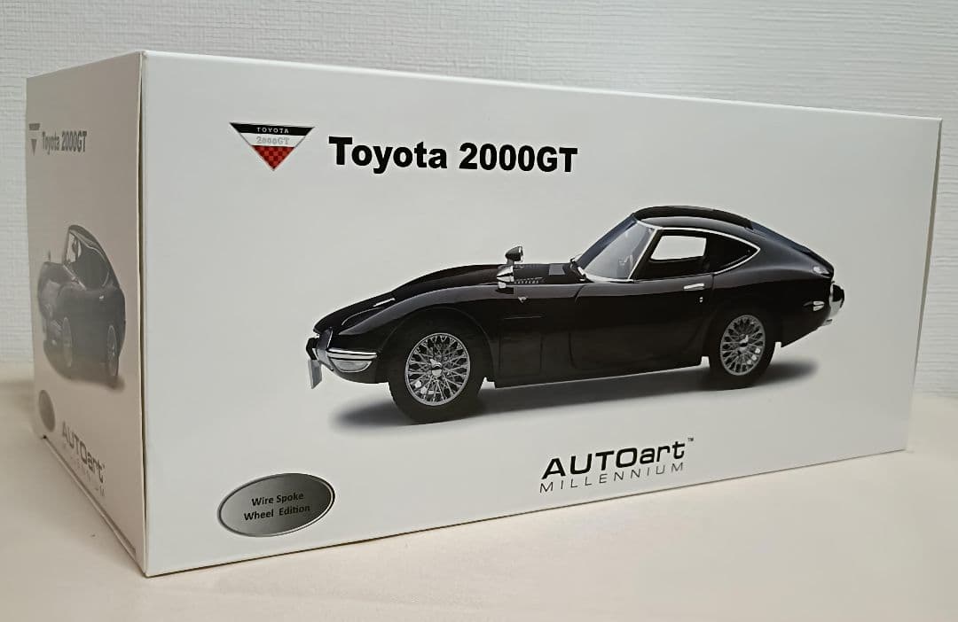 AUTOart Toyota 2000GT ワイアースポークホイール 1/18 Amazon | AUTOart 1/18 トヨタ 2000GT ワイヤースポークホイール