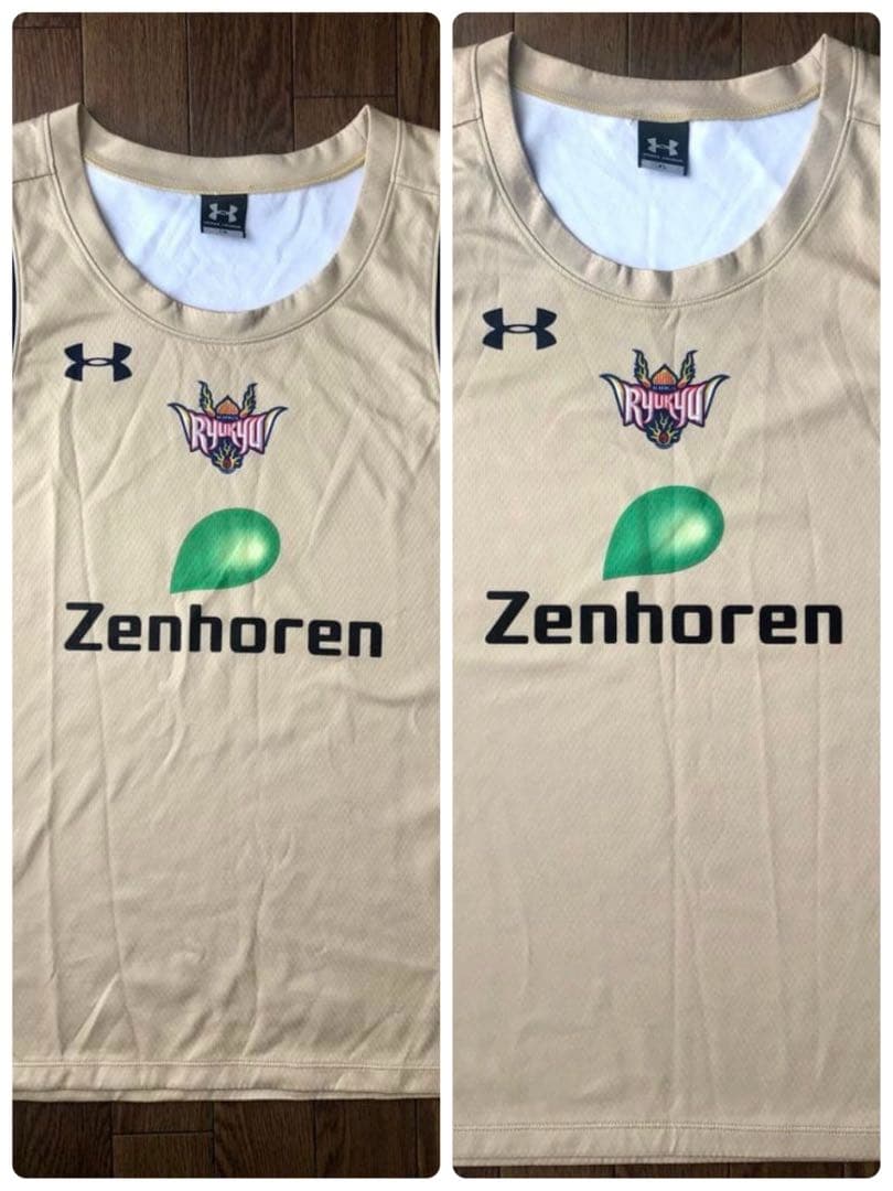 ★２枚セット　琉球ゴールデンキングス　レプリカユニフォーム　ゴールド 琉球ゴールデンキングスレプリカユニフォーム ゴールド（美品）キッズ