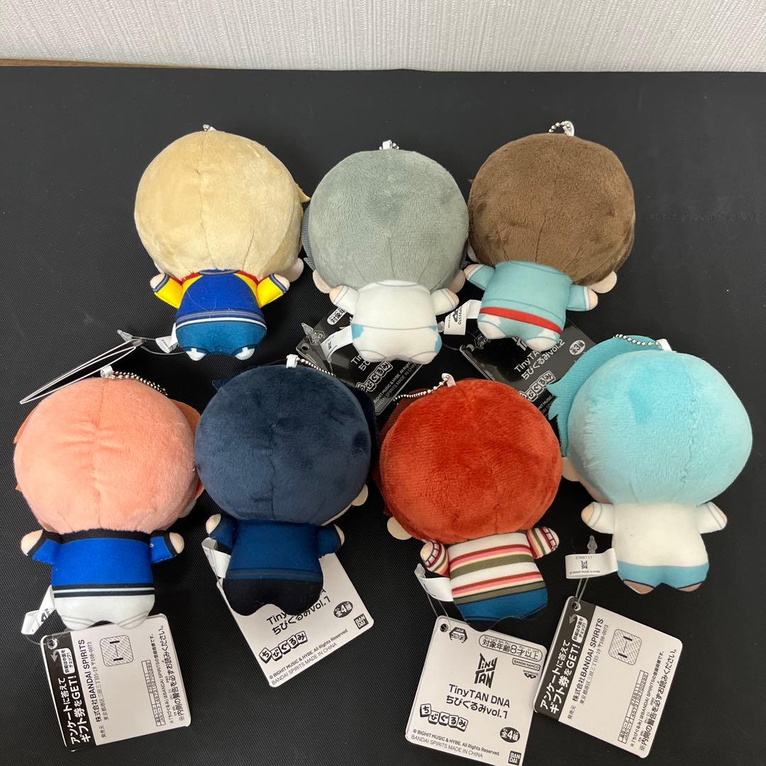 TinyTAN DNA ちびぐるみvol.1〜2 全種セット - メルカリ