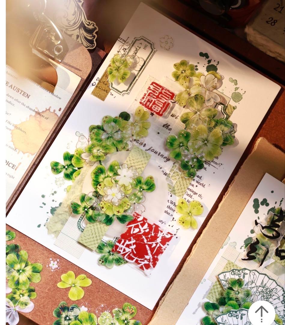 NO.794】海外マステ PET クローバー コラージュ おすそ分け - メルカリ