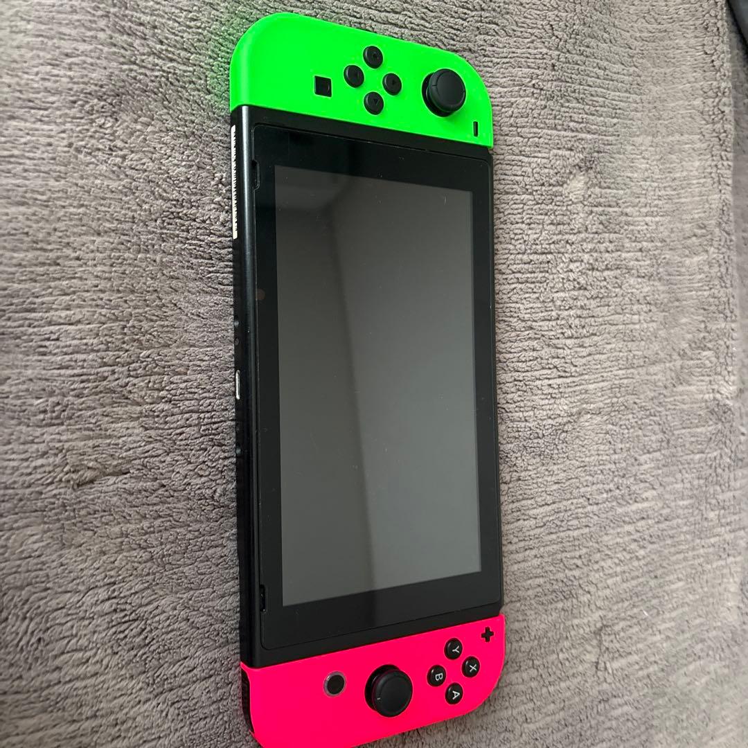 Nintendo Switch グリーン/ピンク 本体 プロコン2台 20％OFFクーポンで4,784円】2台セット Nintendo Switch Pro