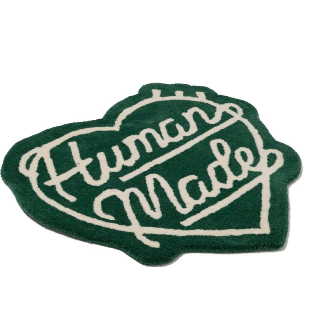 小物 HUMAN MADE Heart Rug \"Green\"