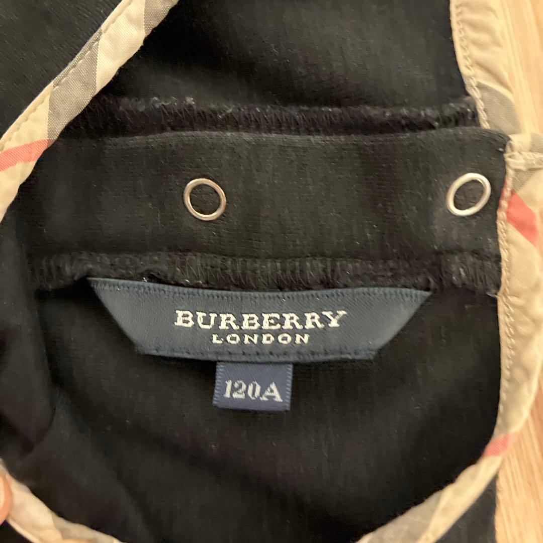 BURBERRY バーバリー カシミヤ混 ノバチェック トップスフリル 120