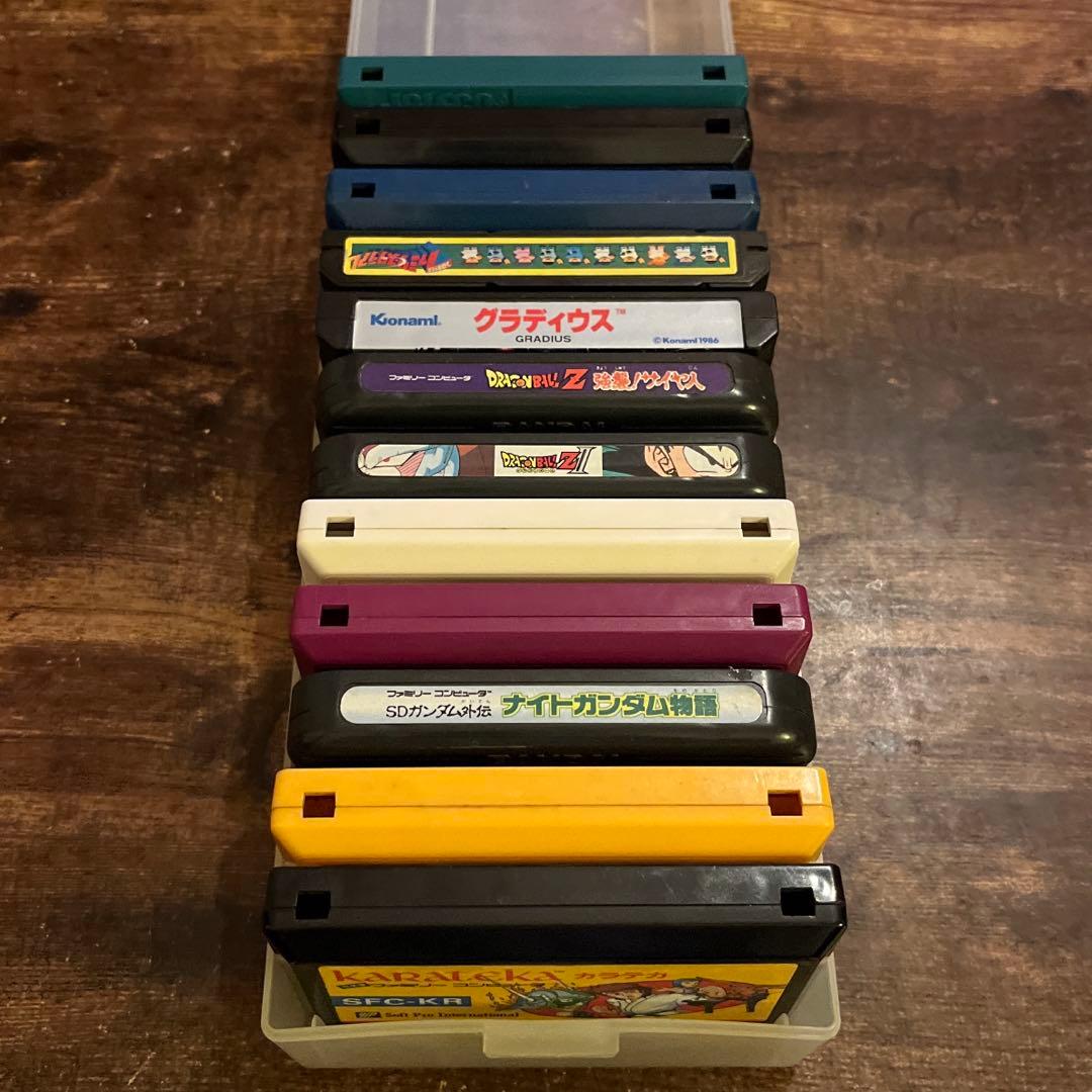 ファミコン】カセット12本［ケース付き］まとめ売り - メルカリ
