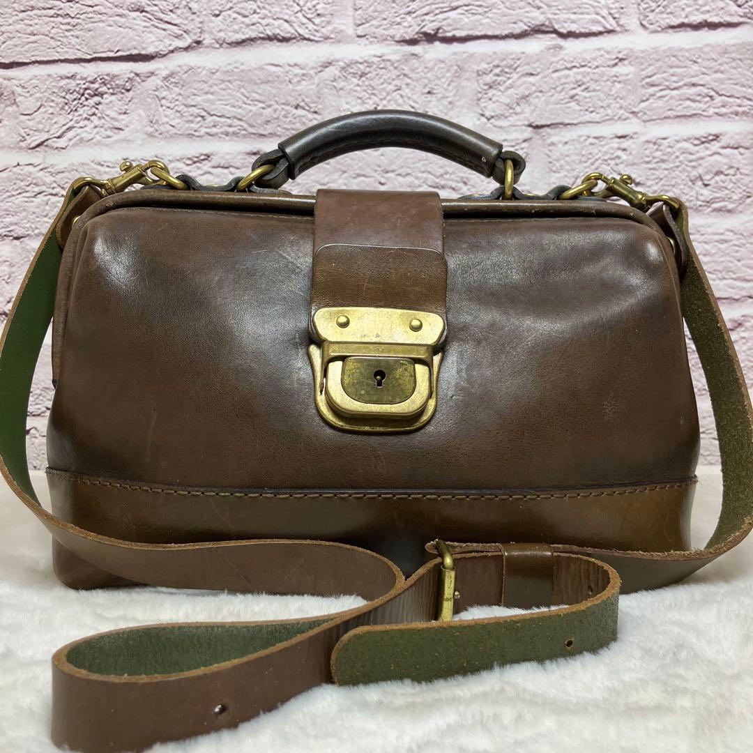 HERZ ヘルツ 2way口枠ショルダーバッグ CW-7 プルアップ ブルドッグ