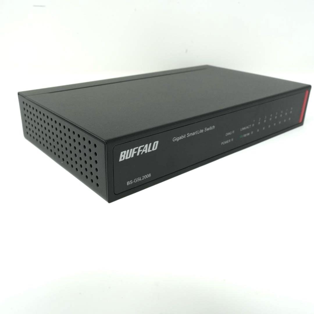 BUFFALO BS-GSL2008 ギガビットスイッチ 8ポート - メルカリ