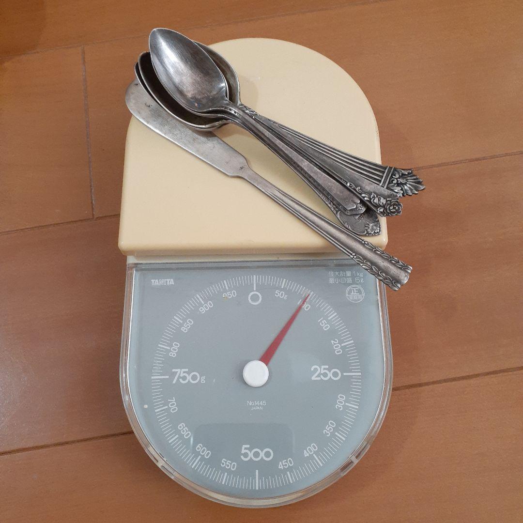 銀製品 スプーン5本バターナイフ1本 まとめ売り silver シルバー