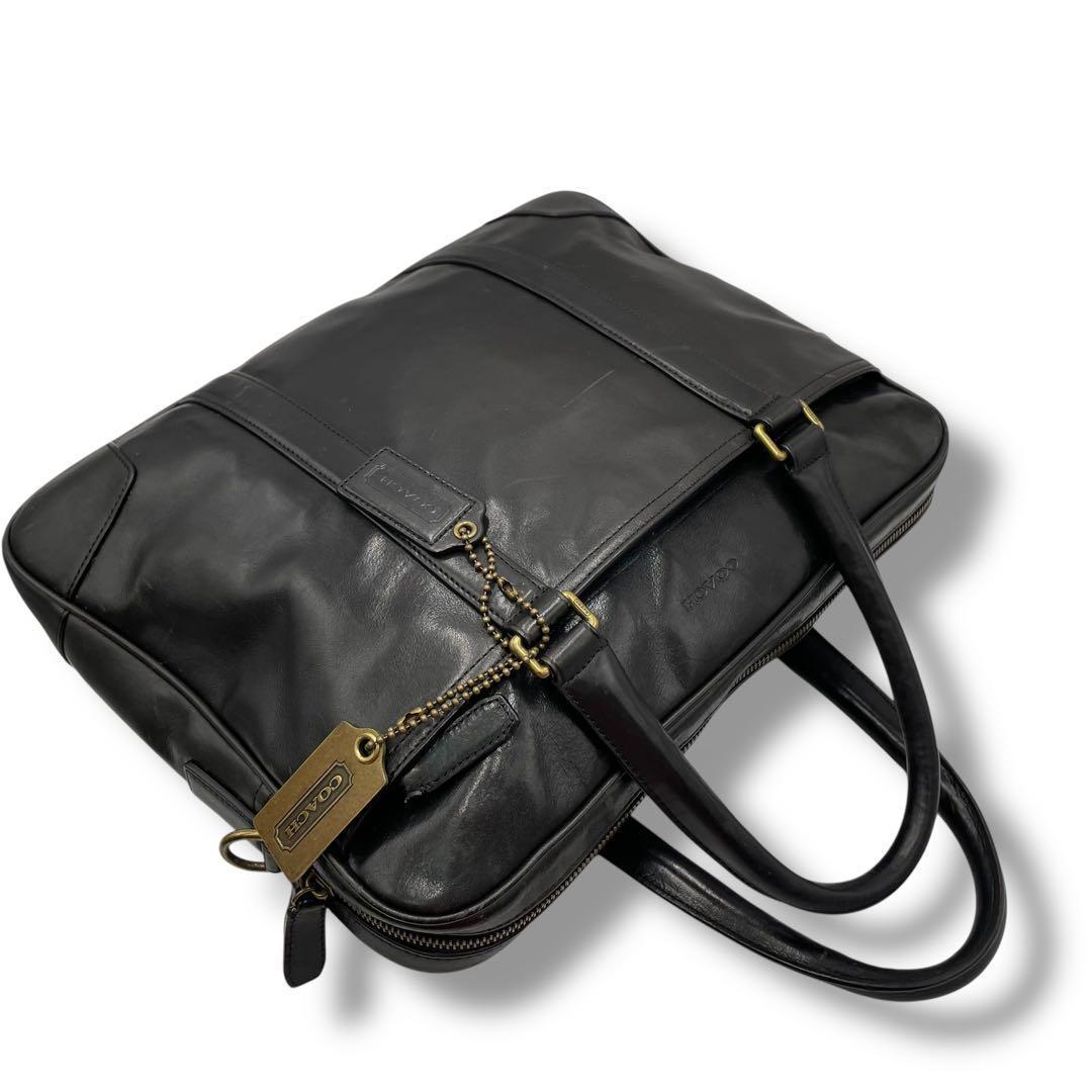 良品✨COACH コーチ ビジネスバッグ 2way ブリーカー オールレザー