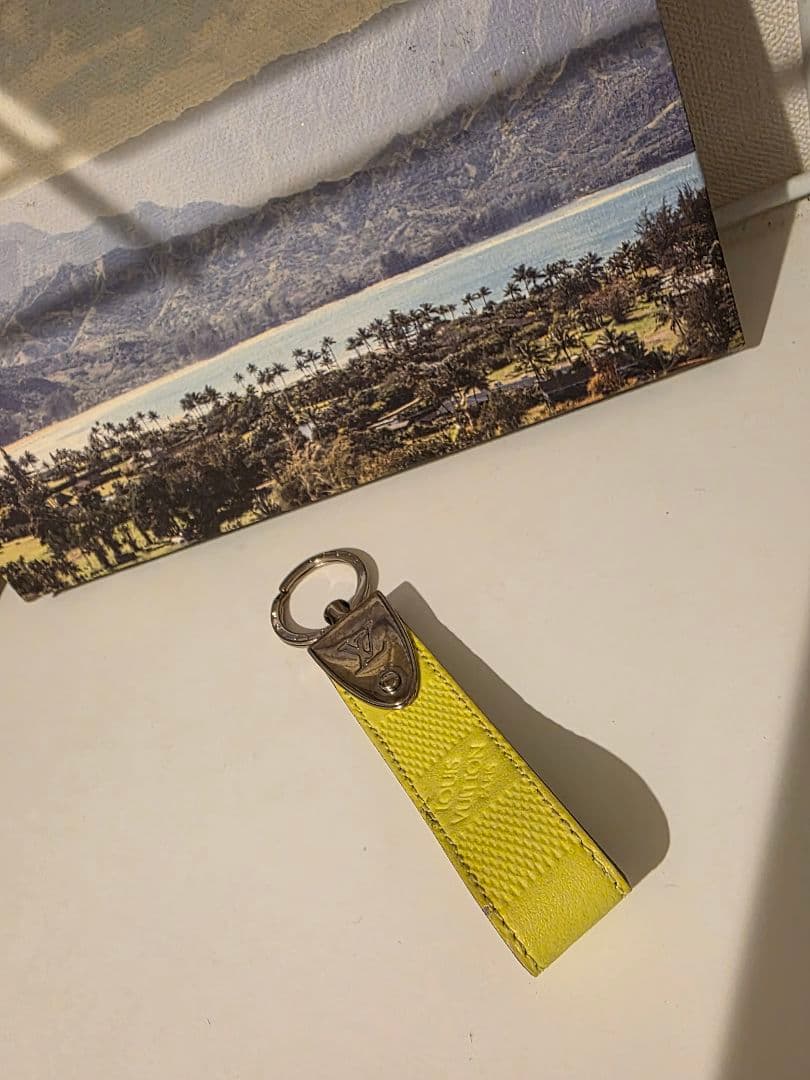 Louis Vuitton 蛍光イエロー キーホルダー　キーリング 楽天市場】ルイヴィトン LOUIS VUITTON ダミエアンフィニ ポルトクレ