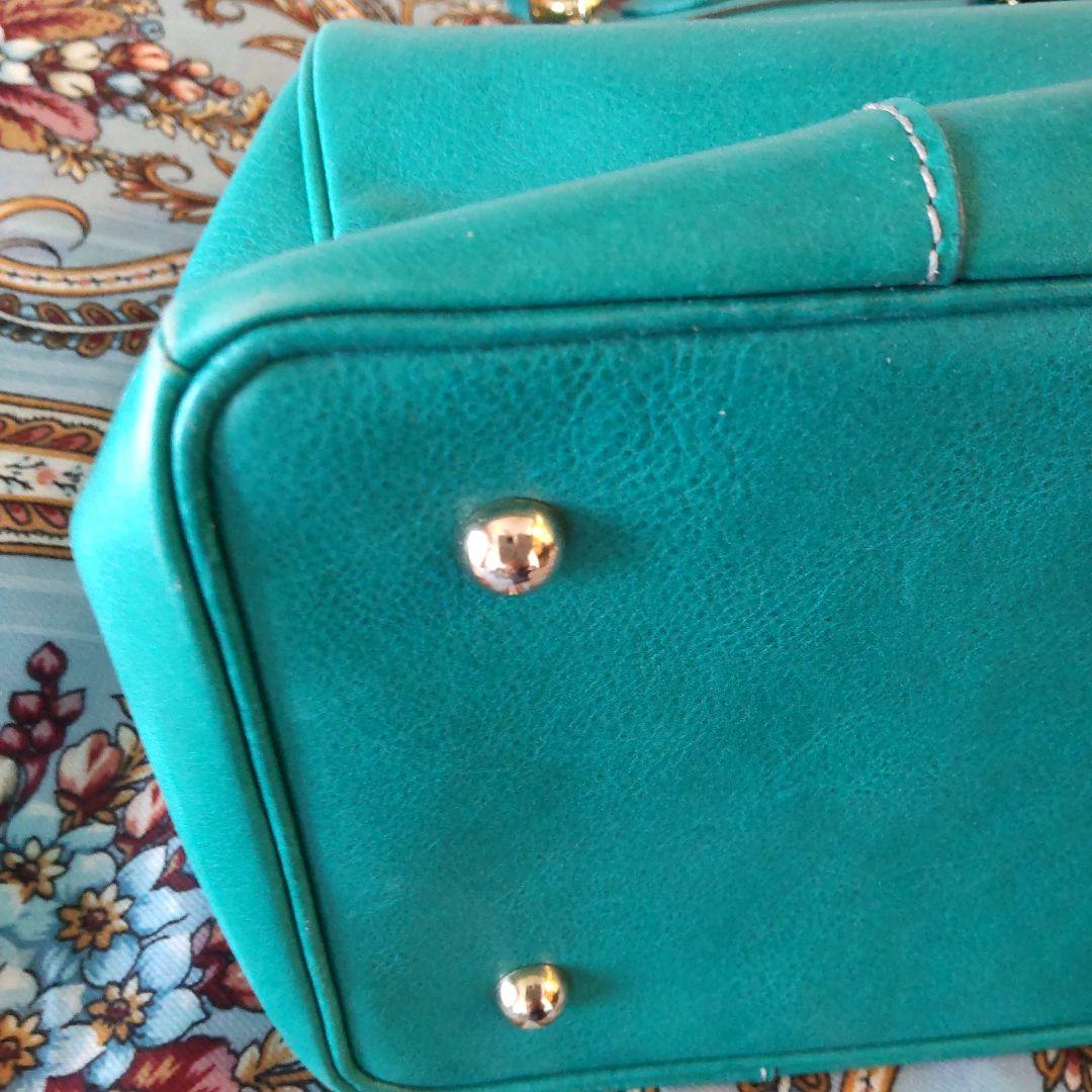 きーちゃん様専用 濱野皮革工藝 エメラルドグリーン トート - メルカリ